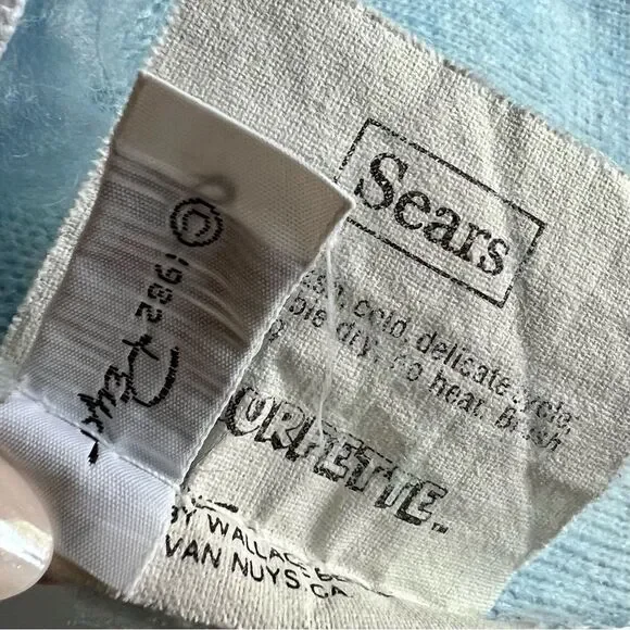 Vintage smurfette plush pillow cover sham - Picture 10 of 11